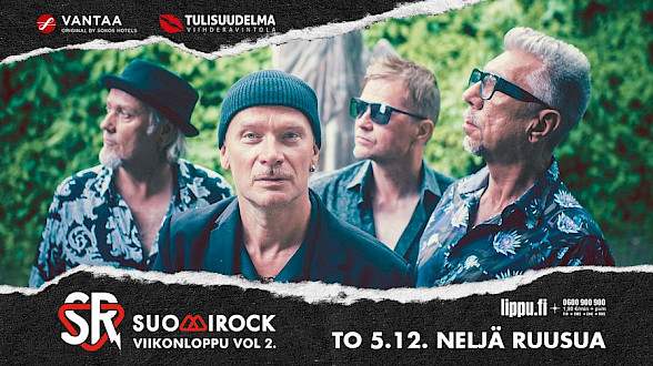 Suomirock Viikonloppu Vol 2. – Neljä Ruusua